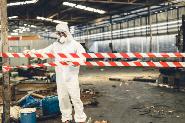 Professional Crime Scene Cleanup technician working in Huntington, VA